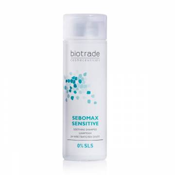 Бессульфатный шампунь Biotrade Sebomax Sensitive Shampoo для чувствительной кожи головы, 200 мл Бессульфатный шампунь Biotrade Sebomax Sensitive Shampoo для чувствительной кожи головы, 200 мл