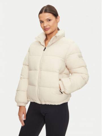 Napapijri Пуховик A-Box Logo NP0A4HZ1 Бежевий Loose Fit Napapijri Пуховик A-Box Logo NP0A4HZ1 Бежевий Loose Fit