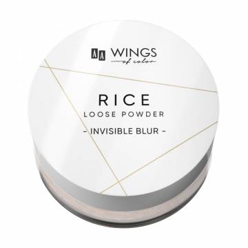 Рассыпчатая пудра для лица AA Wings of Color Rice Loose Powder, Invisible Blur, 9 г Рассыпчатая пудра для лица AA Wings of Color Rice Loose Powder, Invisible Blur, 9 г