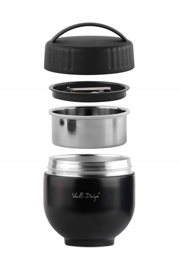 Термос с контейнером и ложкой Vialli Design Fuori 680 ml Термос с контейнером и ложкой Vialli Design Fuori 680 ml