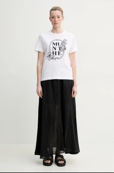 Хлопковая футболка MUNTHE FYNELLA