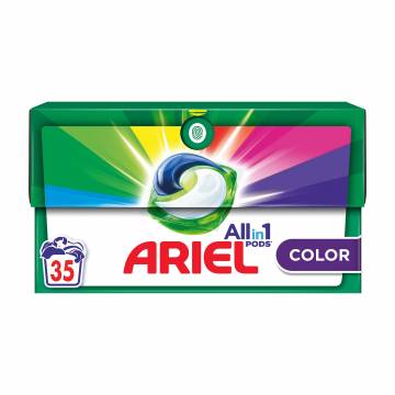 Капсулы для стирки ARIEL Pods All-in-1 Color, 35 стирок, 35 шт (картонная коробка) Капсулы для стирки ARIEL Pods All-in-1 Color, 35 стирок, 35 шт (картонная коробка)