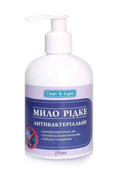 Жидкое мыло Clean & Sujee Антибактериальное, 270 мл