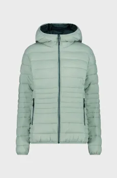 Женская мятная куртка FIX HOOD SORONA AURA FL Ментоловый 38 CMP 35K4076-E421