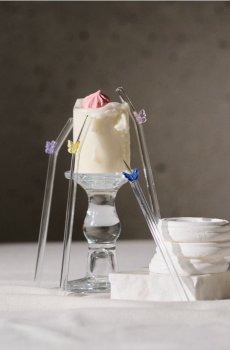 Набір трубочок з щіткою для чищення 5 pack - різнобарвний