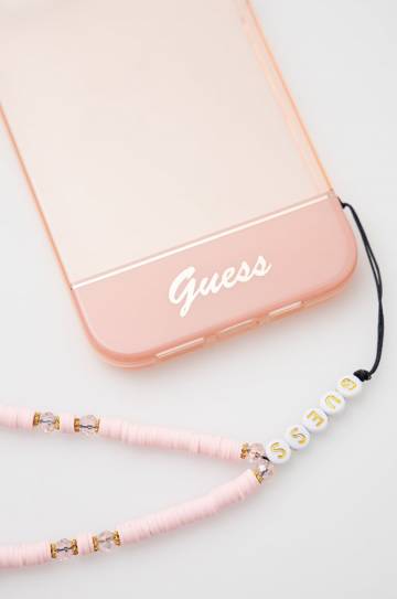 Чехол на телефон Guess Iphone 14 Plus 6,7" цвет розовый Чехол на телефон Guess Iphone 14 Plus 6,7" цвет розовый