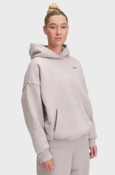 Женское пудровое худи UA Icon HWT Flc OS Hdy Розовый M Under Armour 1386485-015