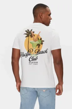 Мужская белая футболка Белый XXL Guess M5GI58.KBW41;G011