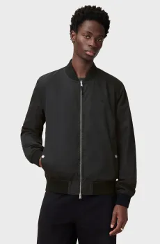 Мужской черный бомбер REV BASSETT Черный M AllSaints M085OB