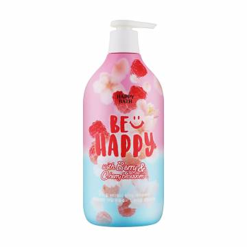 Гель для душа Happy Bath Be Happy Smile Berry & Cherry Blossom, 900 г