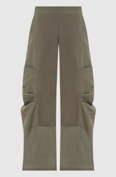 Брюки карго цвета хаки TAMBUTO