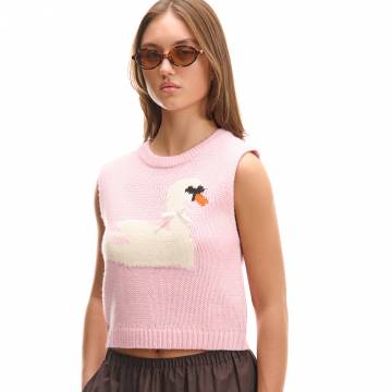 Cropp - жилет - пастельний рожевий Cropp - жилет - пастельний рожевий
