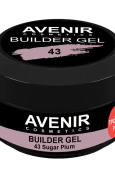 Гель для наращивания ногтей Avenir Cosmetics Builder Gel Pro 43 Sugar Plum, 15 мл