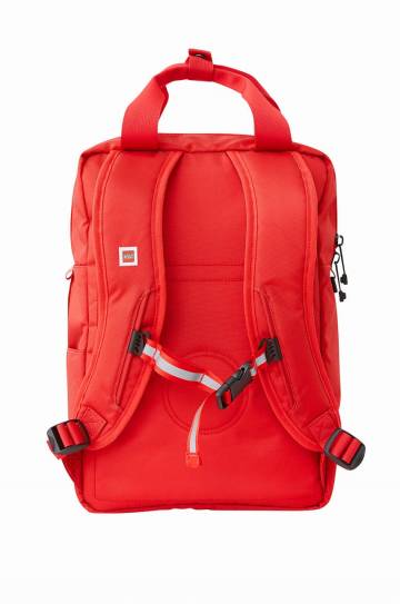 Детский рюкзак Lego цвет красный большой гладкий