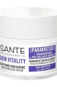 Дневной разглаживающий крем для лица Sante Skin Vitality Smoothing Day Cream против морщин, 50 мл