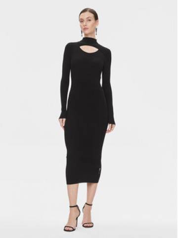 Hugo Трикотажна сукня Soritexa 50502242 Чорний Slim Fit Hugo Трикотажна сукня Soritexa 50502242 Чорний Slim Fit