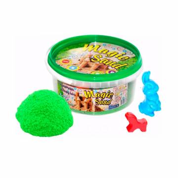 Детский кинетический песок Strateg Magic Sand зеленый, от 3 лет, 350 г Детский кинетический песок Strateg Magic Sand зеленый, от 3 лет, 350 г