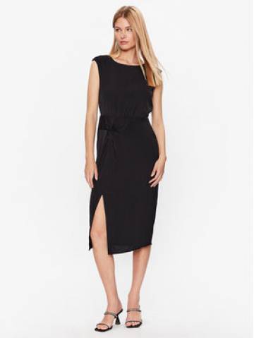 DKNY Коктейльна сукня DD3E2011 Чорний Regular Fit DKNY Коктейльна сукня DD3E2011 Чорний Regular Fit