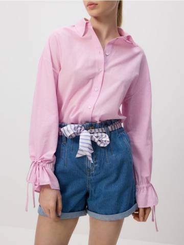 Reserved - Джинсові шорти з банданою - синій - 9268H-55J