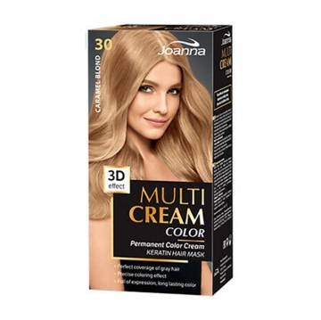 Краска для волос Joanna Multi Cream Color 30 Карамельный блонд, 100 мл Краска для волос Joanna Multi Cream Color 30 Карамельный блонд, 100 мл