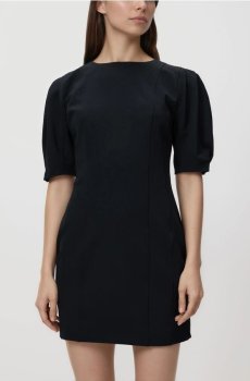 Reserved - Сукня з об’ємними рукавами - чорний - 440KH-99X