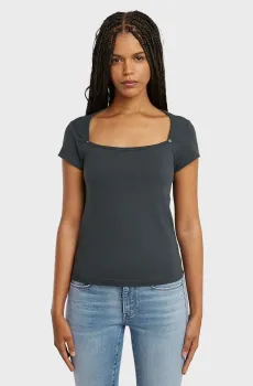 Женская темно-серая футболка Sweet heart Серый L G-Star RAW D26172,D601