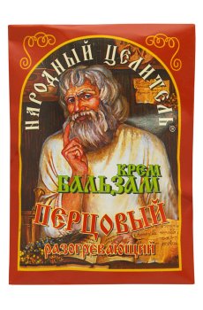 Крем-бальзам Народный Целитель Перцовый, разогревающий, 10 г