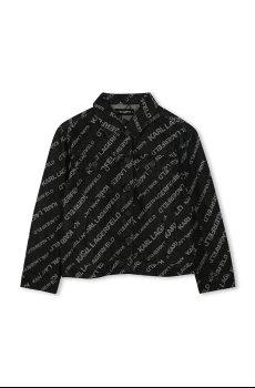 Детская хлопковая куртка Karl Lagerfeld