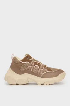 Женские коричневые кроссовки TJW HYBRID RUNNER Коричневый 36 Tommy Jeans EN0EN02619