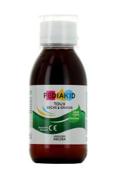 Средство против сухого и влажного кашля для детей Pediakid Toux Seche Et Grass в сиропе, 125 мл