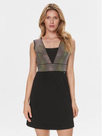 Guess Коктейльна сукня Farah W4RK55 KC2C0 Чорний Regular Fit Guess Коктейльна сукня Farah W4RK55 KC2C0 Чорний Regular Fit