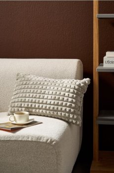 Декоративна подушка з фактурою - сірий