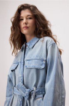 Reserved - Джинсова куртка - синій - 885JH-50J