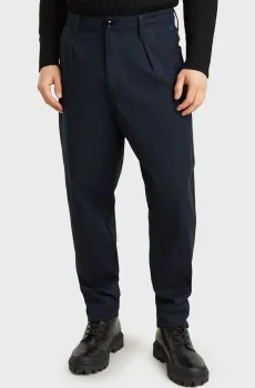 Мужские темно-синие брюки Pleated Chino Relaxed Синий 30-32 G-Star RAW D24543,D731