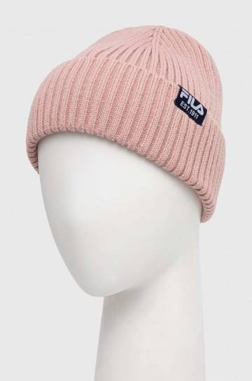 Шапка Fila цвет розовый Шапка Fila цвет розовый
