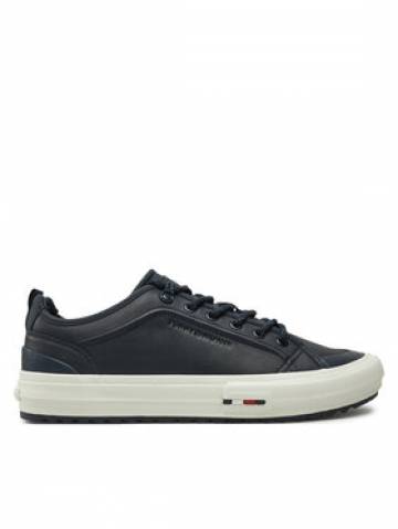Tommy Hilfiger Снікерcи Th Hi Vulc Cleat Low Lth FM0FM05452 Cиній Tommy Hilfiger Снікерcи Th Hi Vulc Cleat Low Lth FM0FM05452 Cиній