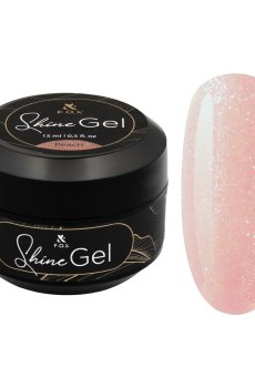 Гель для укрепления натуральных ногтей F.O.X Shine Gel, Peach, 15 мл