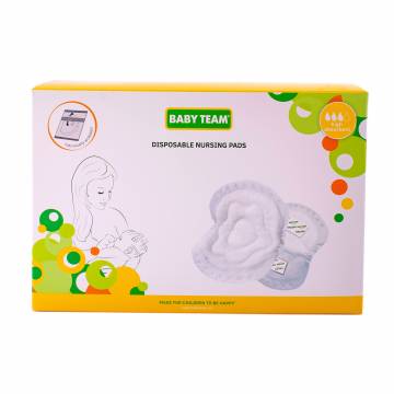 Одноразовые абсорбирующие вкладыши к бюстгальтеру Baby Team Disposable Nursing Pads, 60 шт (0025)