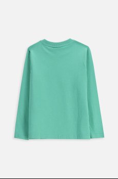 Хлопковый детский лонгслив Coccodrillo