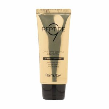 Уценка! ВВ крем для лица FarmStay Peptide 9 Covering Essence BB Cream с пептидами, SPF 50+/PA++++, 50 г Уценка! ВВ крем для лица FarmStay Peptide 9 Covering Essence BB Cream с пептидами, SPF 50+/PA++++, 50 г
