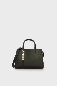 Женская черная кожаная сумка AVRIL Черный ONESIZE DKNY R43EYG56