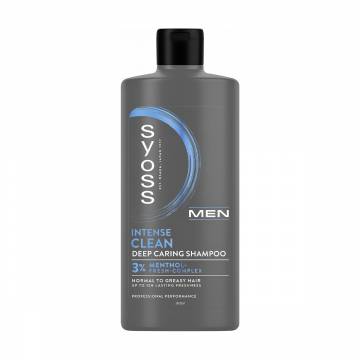 Мужской шампунь Syoss Men Clean & Cool Shampoo для нормальных и жирных волос, c ментолом, 440 мл Мужской шампунь Syoss Men Clean & Cool Shampoo для нормальных и жирных волос, c ментолом, 440 мл