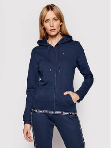 Tommy Hilfiger Світшот Terry Lounge UW0UW00582 Cиній Regular Fit Tommy Hilfiger Світшот Terry Lounge UW0UW00582 Cиній Regular Fit