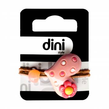 Резинка для волос Dini Kids Сердце, персиковая, 1 шт (d-012) Резинка для волос Dini Kids Сердце, персиковая, 1 шт (d-012)