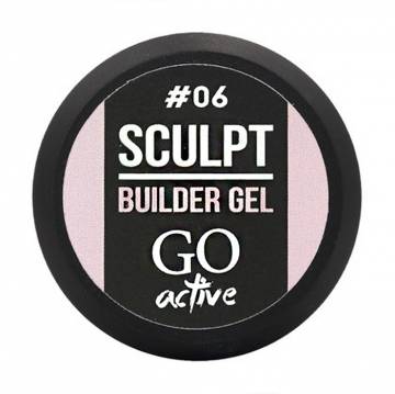 Билдер-гель для ногтей GO Active Sculpt Builder Gel 06 Rose Ash, 12 мл Билдер-гель для ногтей GO Active Sculpt Builder Gel 06 Rose Ash, 12 мл