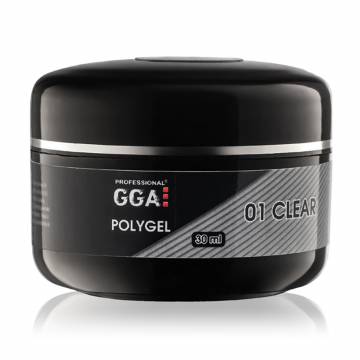 Полигель для наращивания ногтей GGA Professional Polygel 01 Clear, 30 мл Полигель для наращивания ногтей GGA Professional Polygel 01 Clear, 30 мл