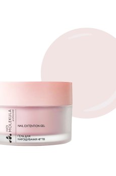 Гель для наращивания ногтей Nails Molekula Professional Builder Gel Mousse, MB202 Snow Pink, 15 мл