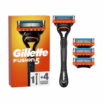 Станок для бритья Gillette Fusion 5 мужской, с 4 сменными картриджами Станок для бритья Gillette Fusion 5 мужской, с 4 сменными картриджами