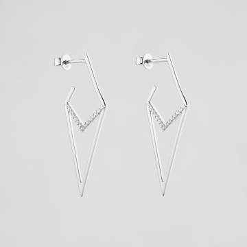 Серебряные серьги Minimal 21107-50р Серебряные серьги Minimal 21107-50р