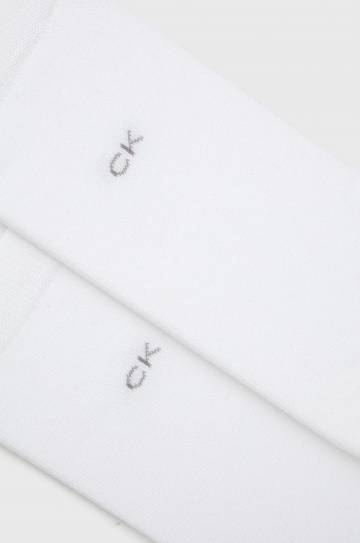 Носки Calvin Klein (2-pack) женские цвет белый Носки Calvin Klein (2-pack) женские цвет белый